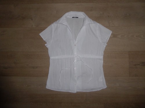Xanaka bluse kurzarm weiß - bluse,